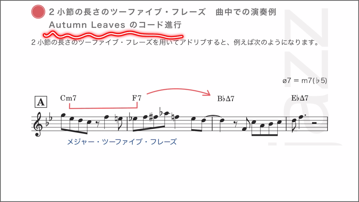 マイナーのツーファイブとは　4
